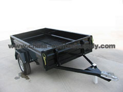 7x4 Black Box Trailer CT0085B